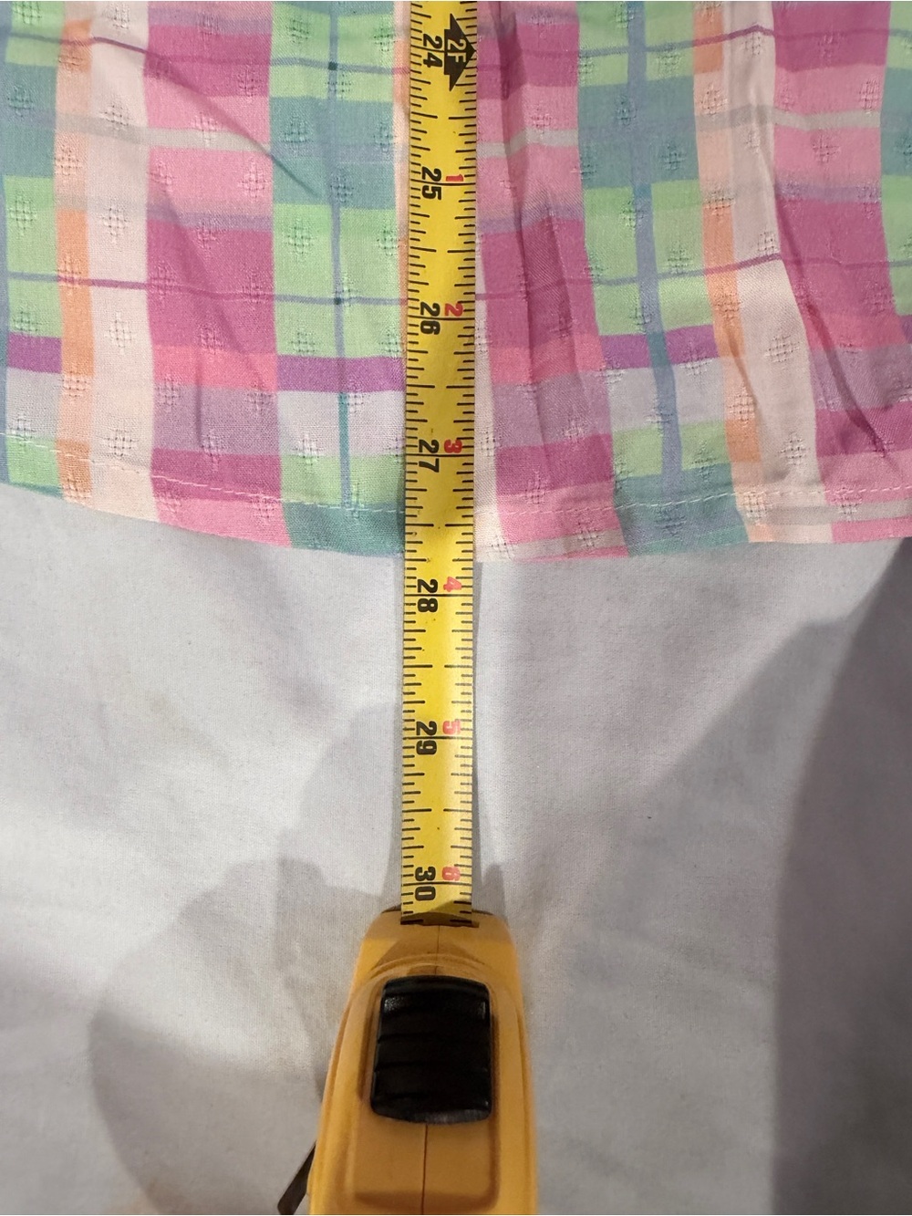 French Connection Bibiana Check Pastel Plaid Mini Dress - Pink & Mint - 12 - Picture 16 of 16